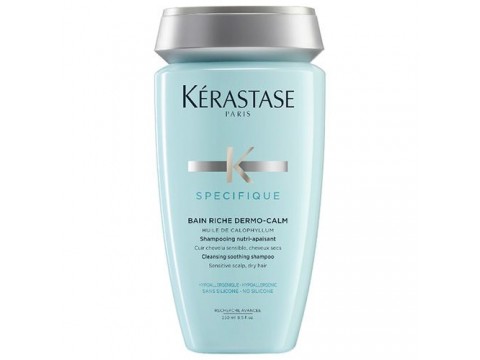KERASTASE Šampūnas Sausiems Plaukams Specifique Bain Riche Dermo Calm Shampoo 250ml KERASTASE Šampūnas Sausiems Plaukams Specifique Bain Riche Dermo Calm Shampoo 250ml